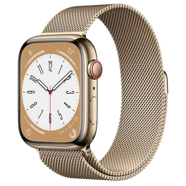Màu vàng của Apple Watch Series 8 thép rất phù hợp với những người có phong cách dịu dàng, thanh lịch  